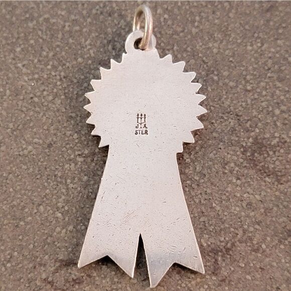 Rare Retired James Avery 1st Place Winners Ribbon Engravable Charm - Picture 5 of 5